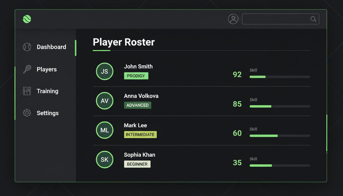 Coach dashboard